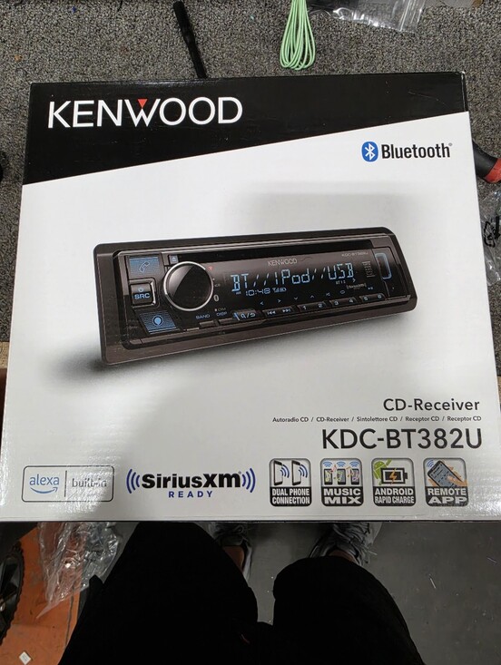 Kenwood Other - Kenwood Car Stereo With Bluetooth